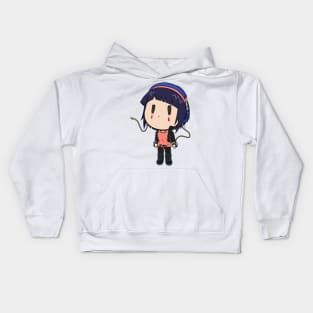 Chibi Earphone Jack Kids Hoodie